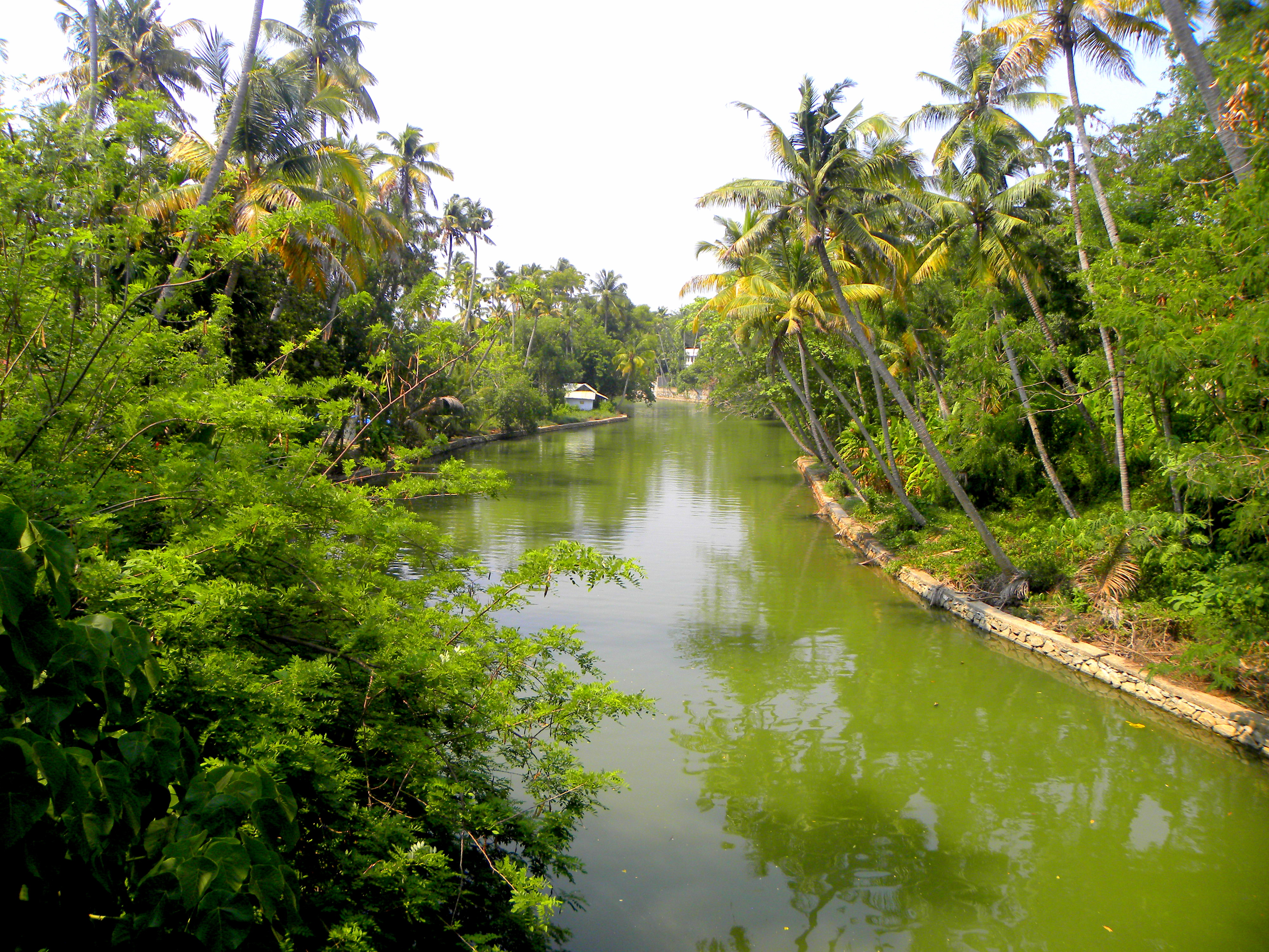Ithikkara River in Kollam